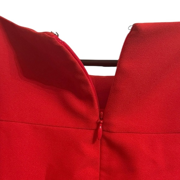 Elegant Banana Republic Red Dress Size 4 - Picture 8 of 16